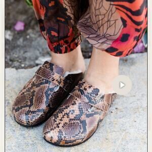 Brother Vellies Greg Shoe Slip-On Rattlesnake Print size 6